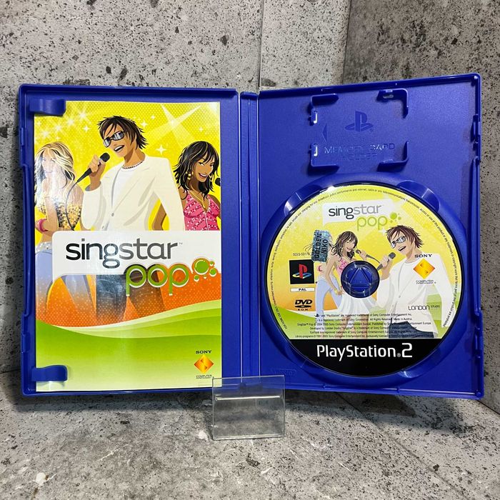 Gra SingStar Pop | PS2 | Wydanie PAL | UŻYWANA