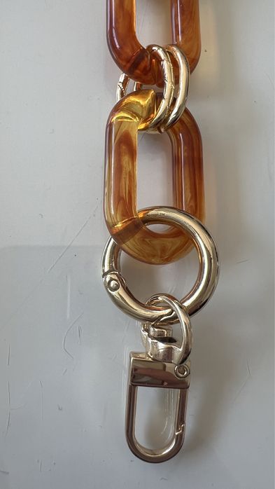 P012-Pomarańczowy pasek do torebki