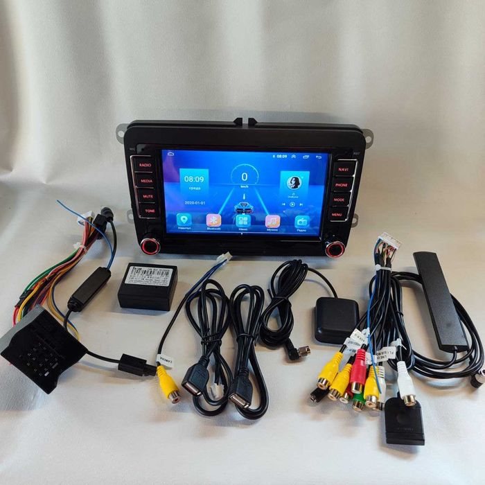 Магнітола 4/64 Skoda Fabia Octavia A5 Superb Rapid Roomster CarPlay 4G