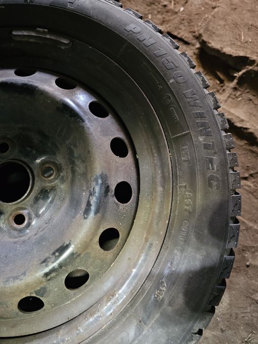 Koła felgi stalowe 15" 4x100 5.5j et45 otwór54 opony zimowe 185/60R15