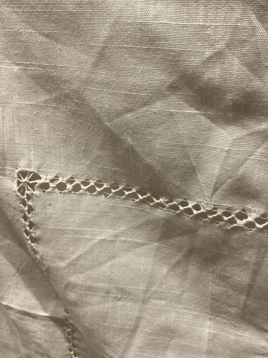 Obrus chusta bieżnik bawełna len ręcznie wyszywany