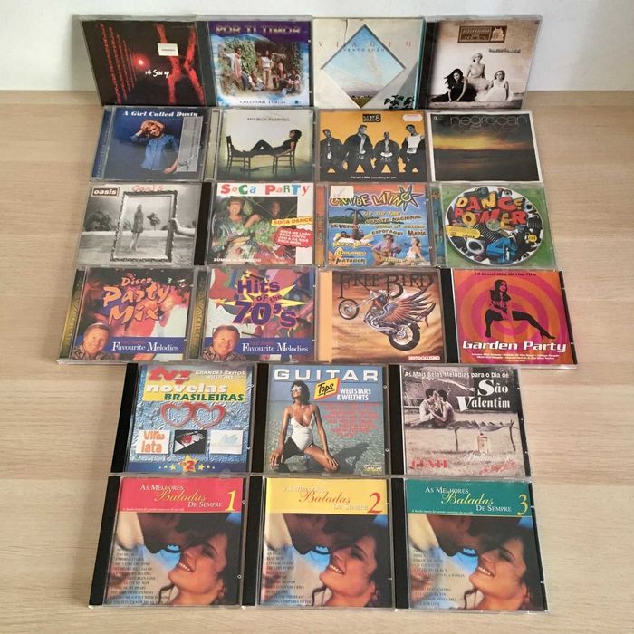 CDs de música - 1€, 2€ e 3€