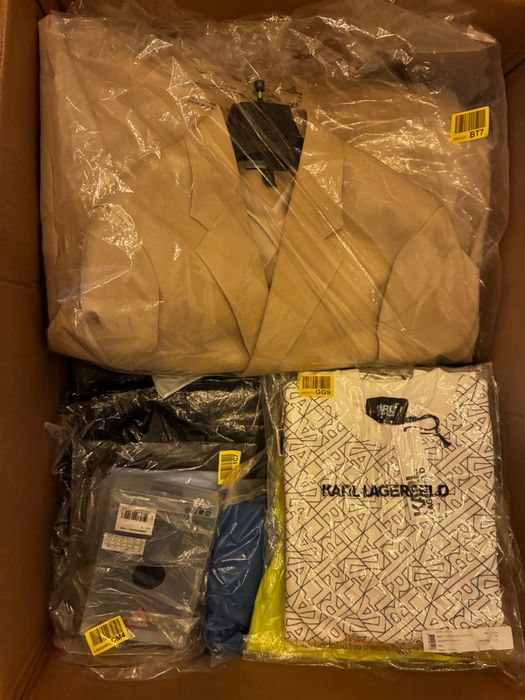 Box 45 nowych ubrań z metkami – zwroty Zalando, Tommy, Nike, Replay