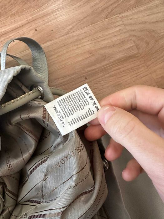 Plecak U.S Polo Assn miejski sportowy szary klasyczny