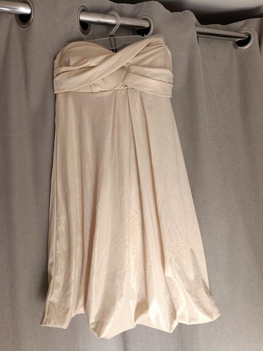 Sukienka kremowa r. 34