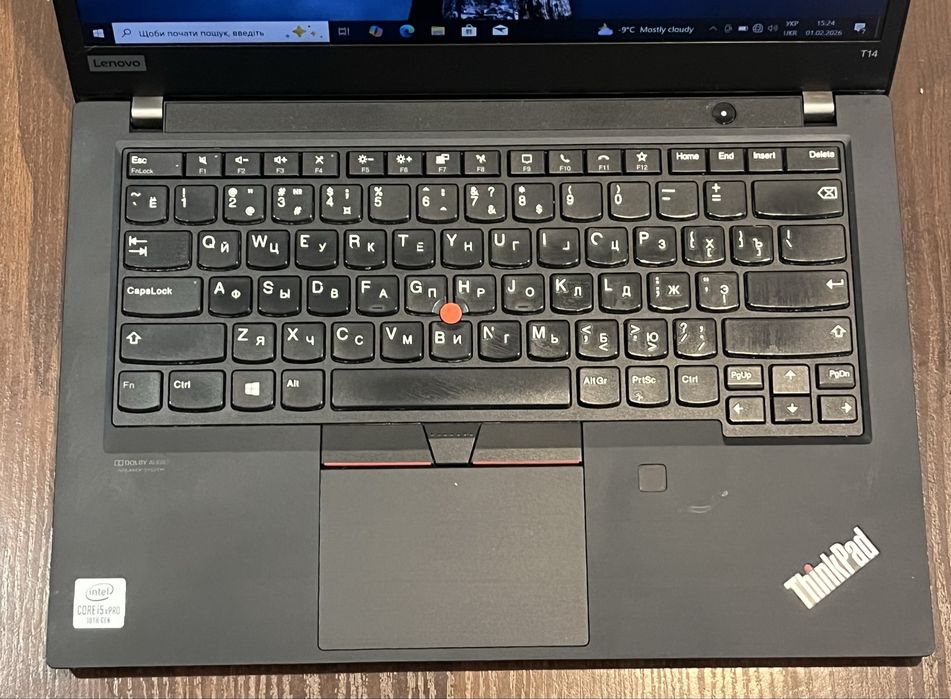 Ноутбук lenovo t14 1gen