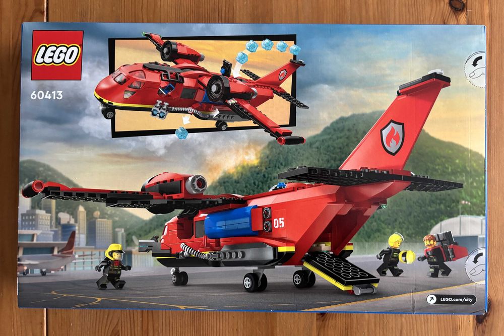 Lego – 60413 City Avião de Resgate dos Bombeiros (Novo e Selado)