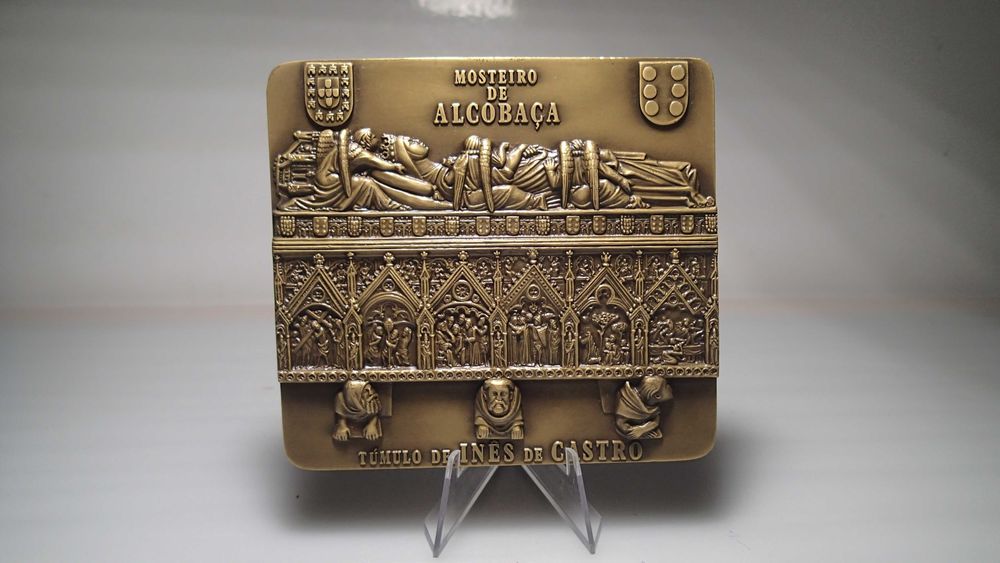 Placa em Bronze Inês de Castro