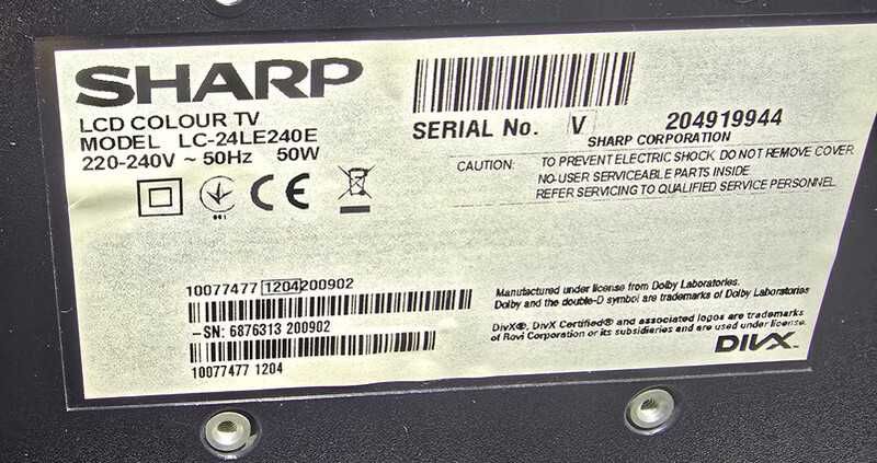 Telewizor LED Sharp LC-24LE240E24" HD Ready czarny