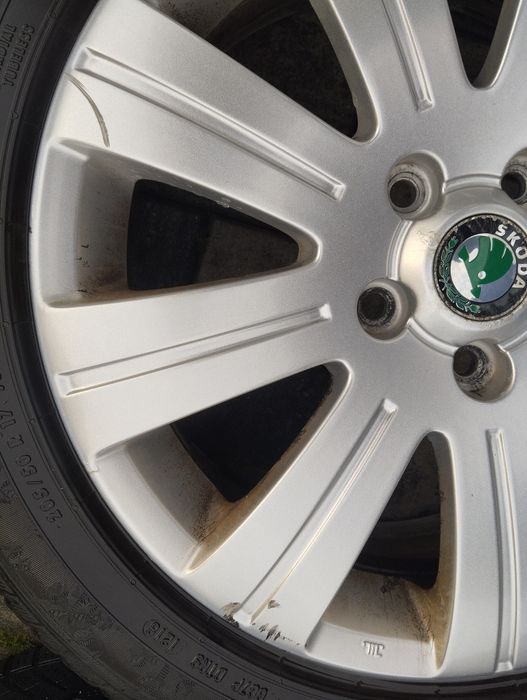 Alu felgi 5x112 skoda octavia yeti superb 205/50/17 VW audi