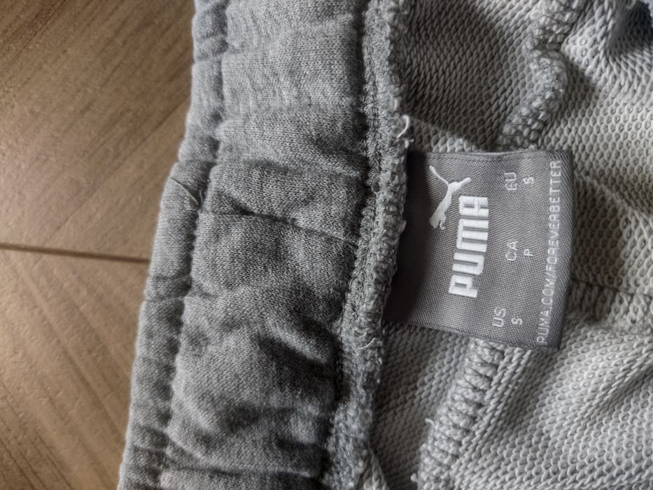 Szare spodnie dresowe dresy Puma S 36