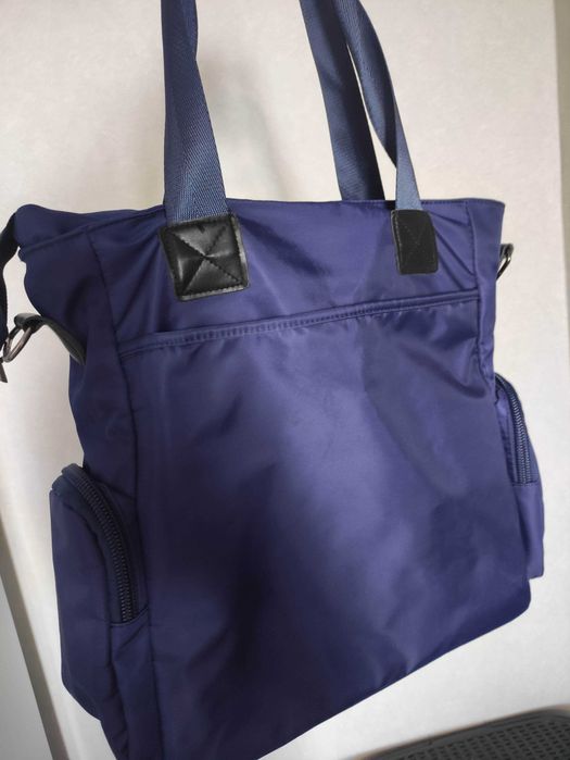 Сумка текстильна синя