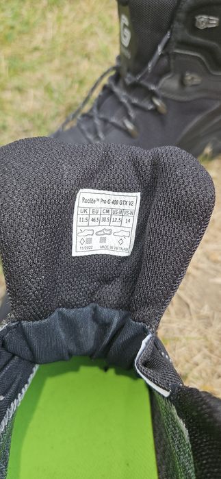Botas caminhada Inov8 Roclite Pro G 400 GTX v2.  Impermeáveis