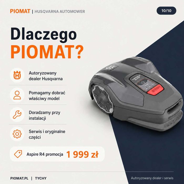 Husqvarna Automower Aspire R4 400 m2 Wi-Fi promocja