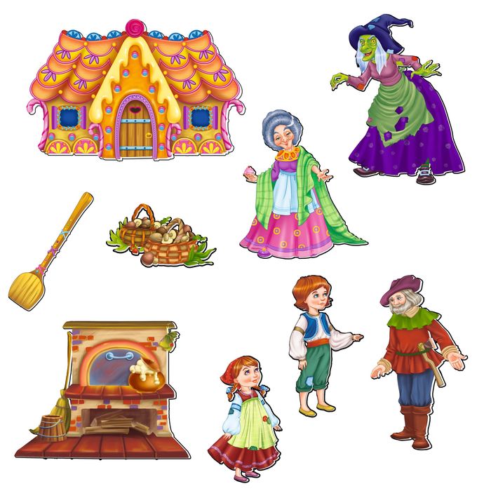 Магнітний театр Vladi Toys Попелюшка, Червона шапочка, Пряниковий будиночок 3-6 років