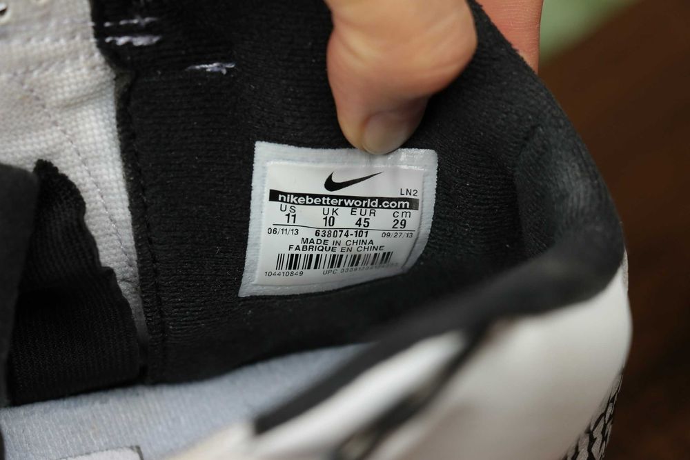 Nike Air Jordan 3 Retro "White Cement" 45 размер 29 см