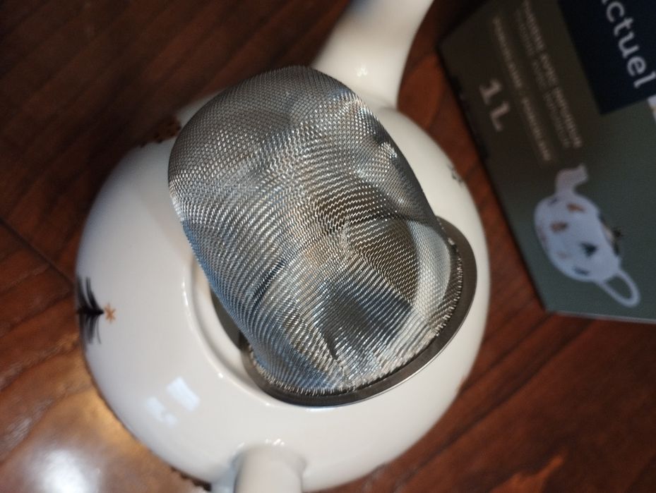 Bule de chá em porcelana novo