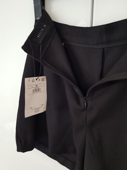 Mohito nowe spódnico szorty S nowe z metką czarne basic spódnico spodenki jesienne eleganckie