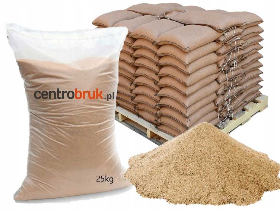 Piasek Do Posypywania Dróg Ulic Śnieg Lód 50x20kg