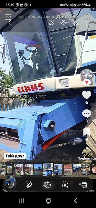 Комбайн CLAAS MEGA 350 жатка рапс