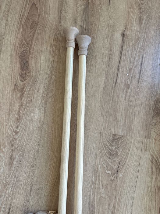 Karnisz drewniany 200 cm 4 sztuki