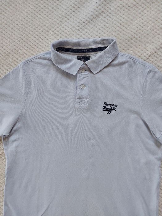 100%bawełna. Błękitne polo. Kappahl Hampton Republic. Rozmiar XL