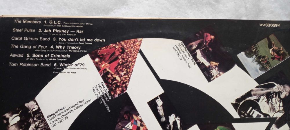 Rock Against Racism - LP Compilação Punk Portugal 1980