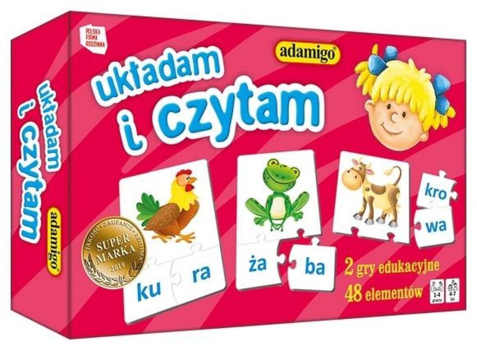 Układam i czytam Adamigo pudełko,241x154 mm