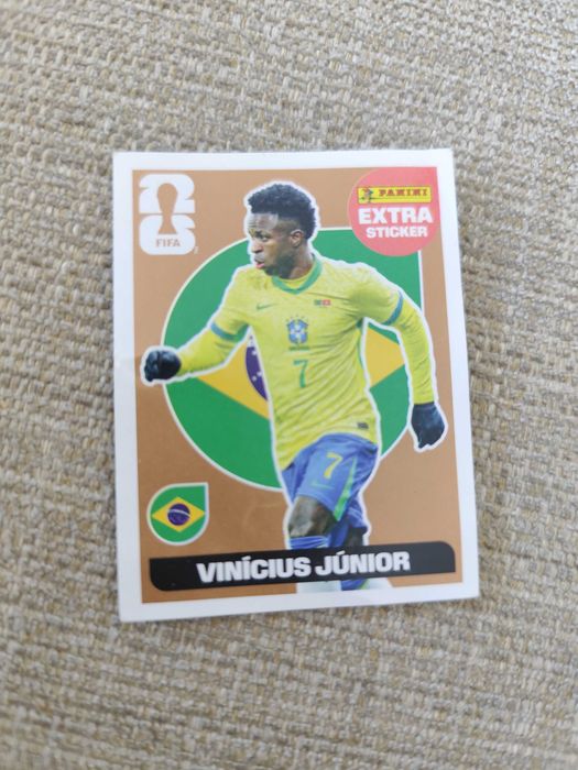 Sticker Extra Mundial 2026 VINÍCIUS JUNIOR Bronze