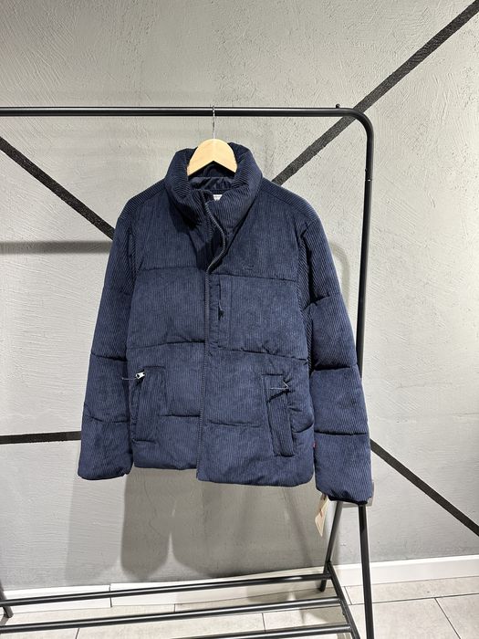 Вельветова дута зимова куртка Levis Super Puffer зимова чоловіча куртк