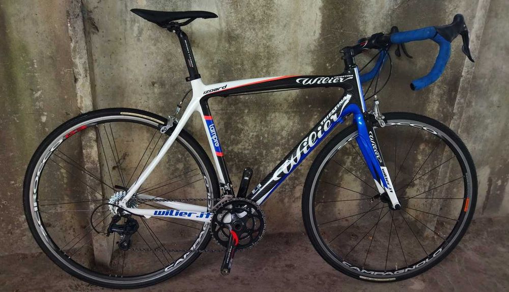 Wilier Izoard Lampre (Італія) карбонова рама, кермо, підсиділ, шатуни