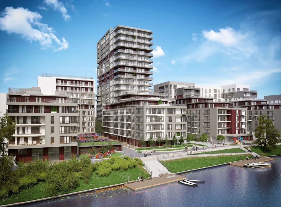 Luksusowy 2 pokojowy apartament Angel River Walońska 10 piętro