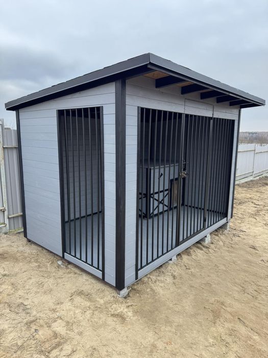 Вольєри та будки  для собак під замовлення!