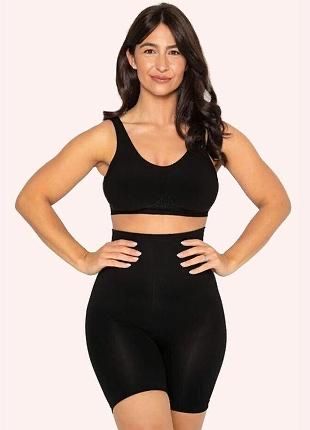 Корсетні чорні шорти утяжка велосипеди моделюючі чорні шорти 3хл-4хл