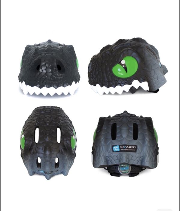 Шолом Crazy Safety Black Dragon