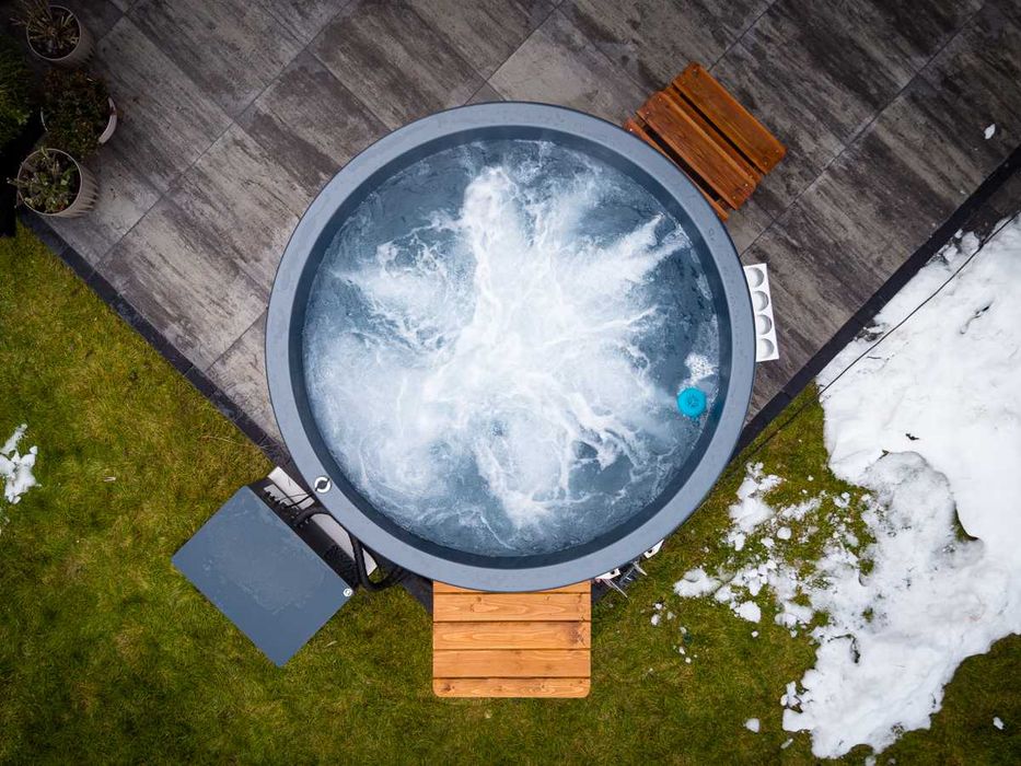 Balia ogrodowa akrylowa JACUZZI HOT TUB opalana drewnem OD PRODUCENTA