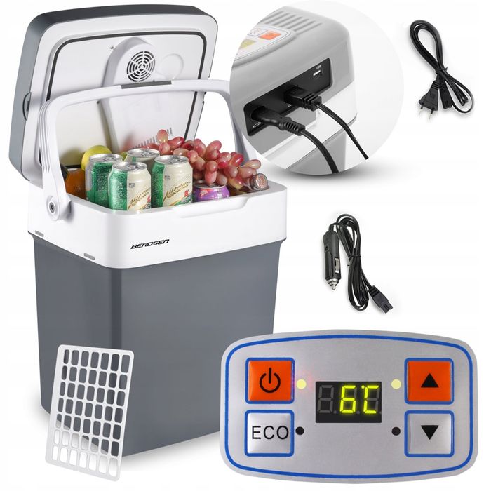 Lodówka Turystyczna Samochodowa 12V/230V USB 29L - tylko wysyłka