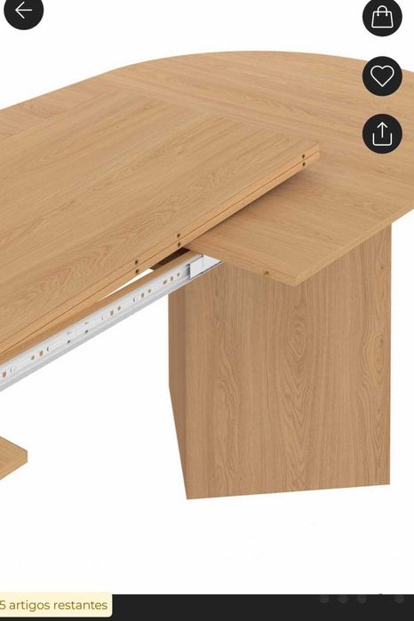 Mesa Nova na caixa