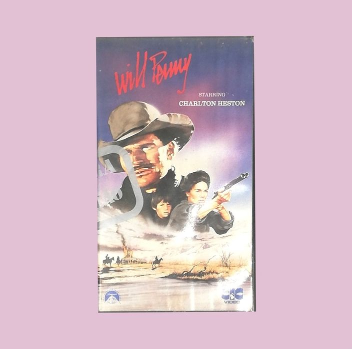 Filme "Will Penny" em formato VHS original, 1967