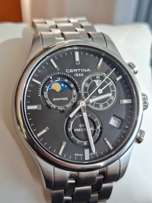 Zegarek męski Certina DS-8 Chrono Moon Phase