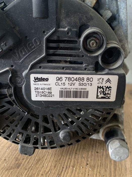 Alternator Peugeot Citroen 1.6 E-HDI 9678048880 CL15