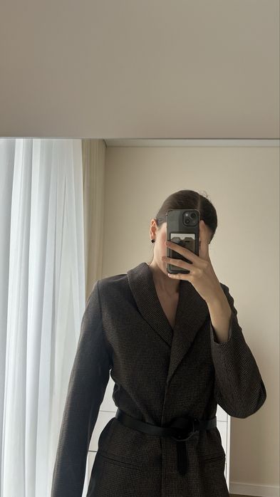 Піджак сукня шоколад