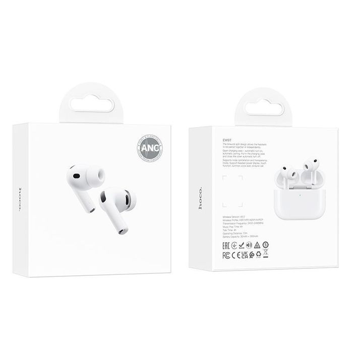 Беспроводные наушники с активным шумоподавлением Hoco EW97 ANC Bluetooth 6.0