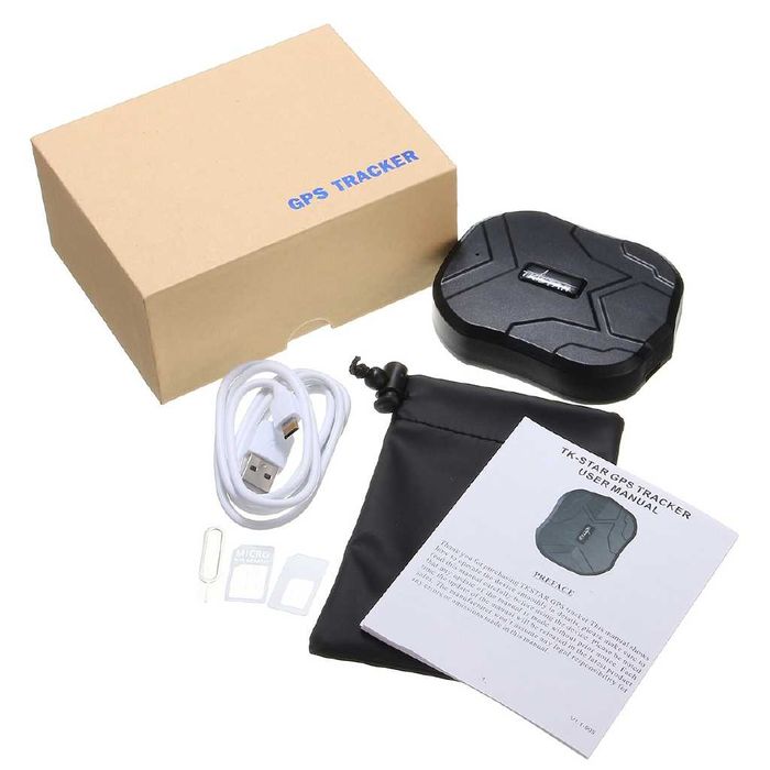 Localizador GPS TKSTAR tk915 | Rastreador c/ Bateria, Íman e microfone