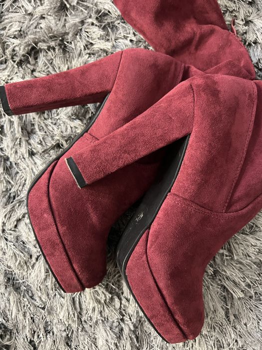 Ботфорти на каблуку