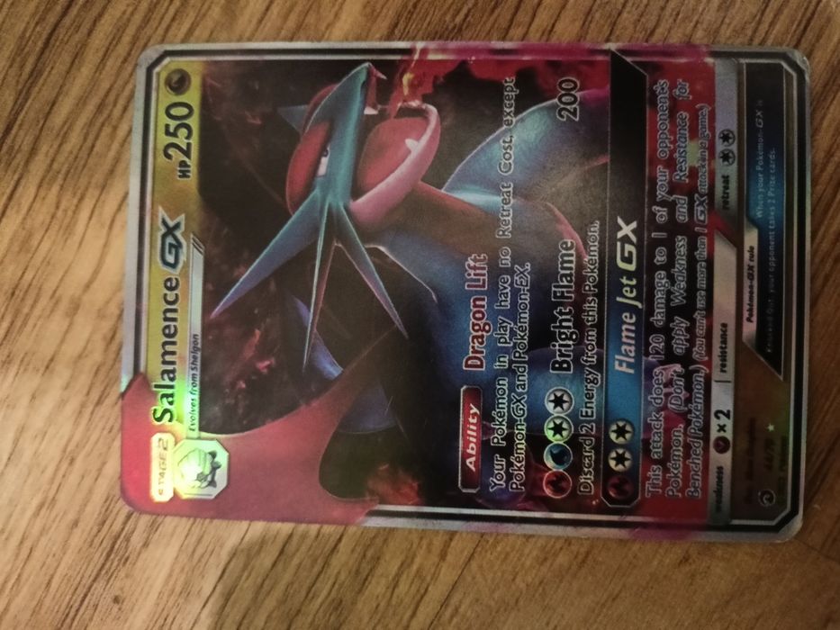 Karty pokemon Salamence i Charmander , Bulbasaur , Squirtle