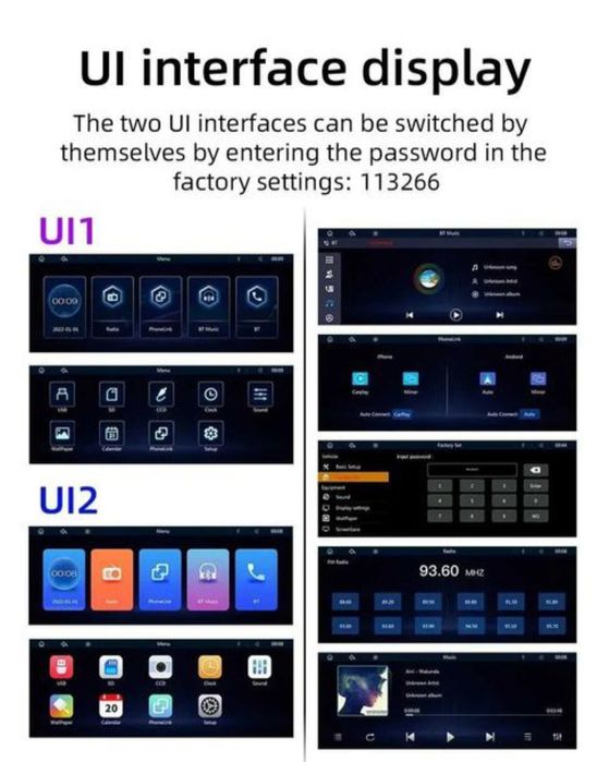 Radio samochodowe stacja Multimedialna 10.26cala Car Play Android Auto