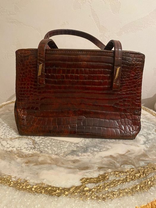 Вінтажна сумка зі шкіри крокодила привезена з Лондона
