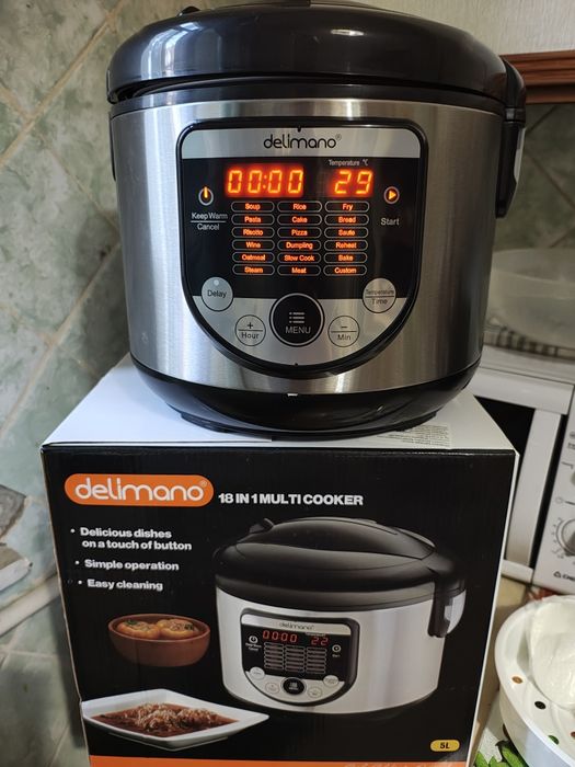 Мультиварка Мультипічь скороварка Delimano  нова