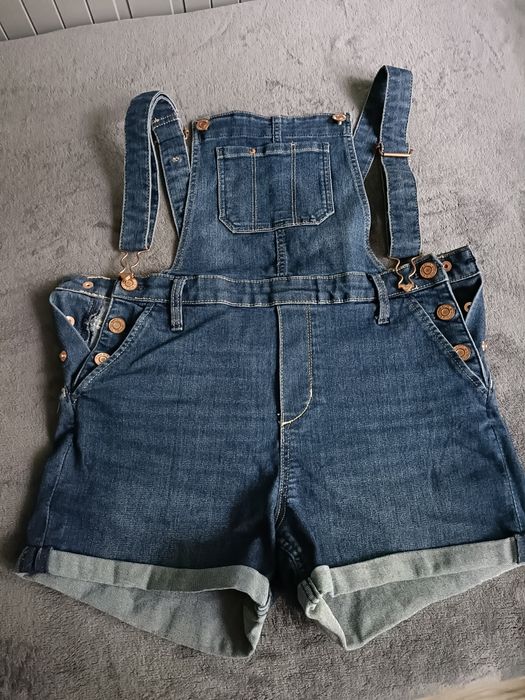 Dżinsowe dziecięce ogrodniczki h&m